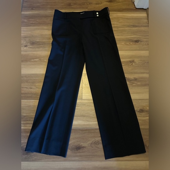 Celine Pants - Celine Women’s Black Wool Trousers Size 44. 90s Vibes